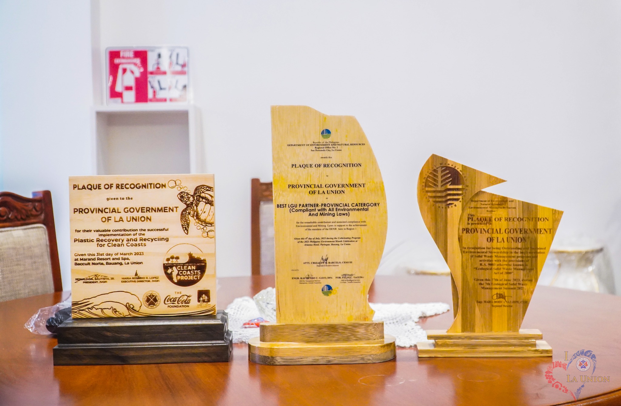 PGLU Conferred With Two Environmental Awards From DENR Provincial