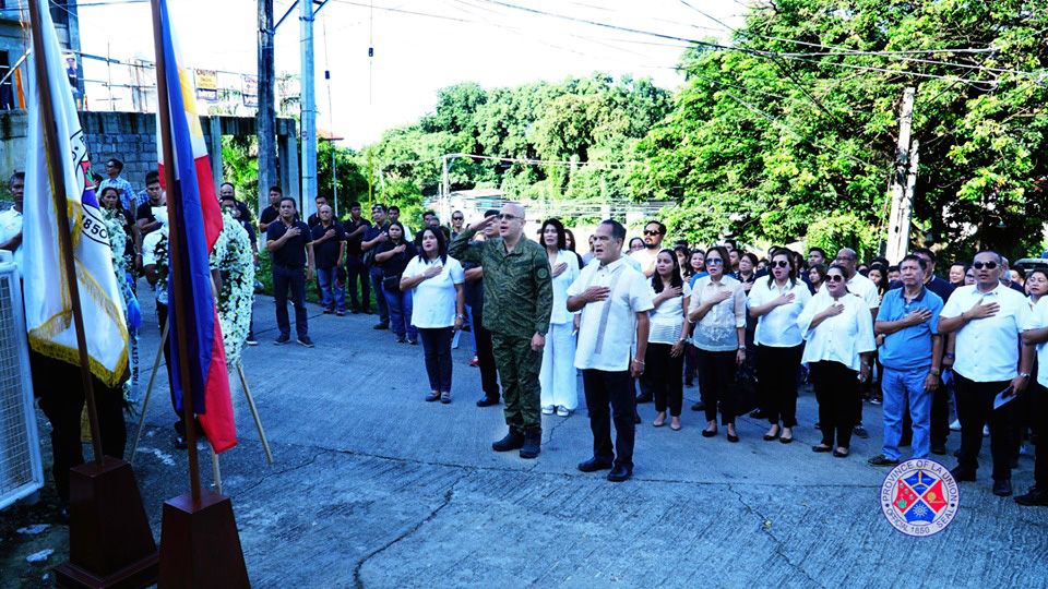 LU Celebrates National Heroes Day - Provincial Government of La Union