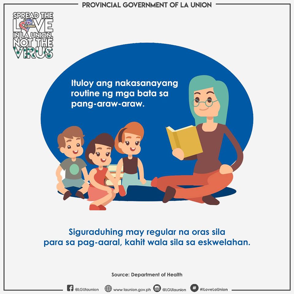 Ituloy ang nakasanayang routine ng mga bata sa pang-araw-araw