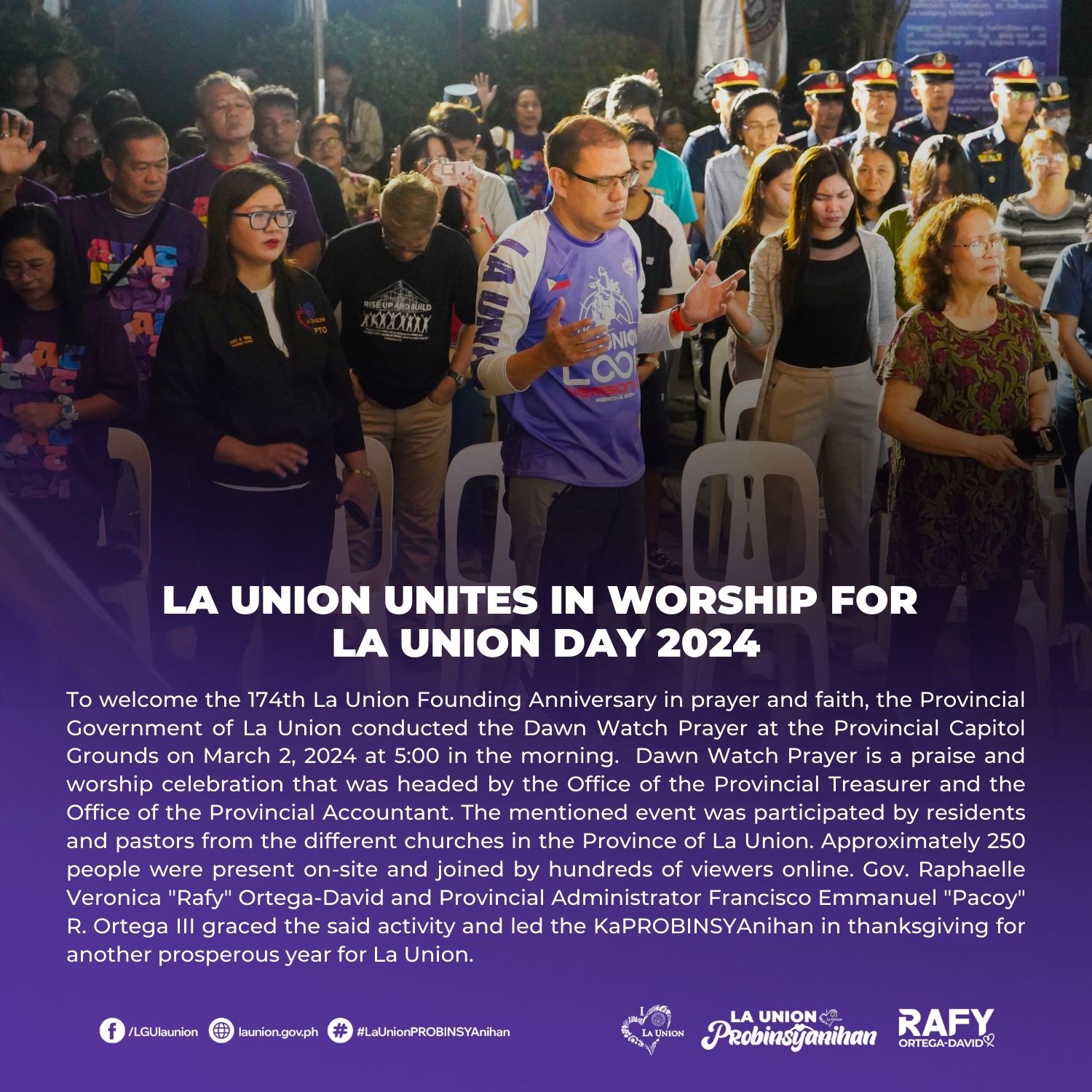 La Union Unites in Worship for La Union Day 2024 - Provincial ...