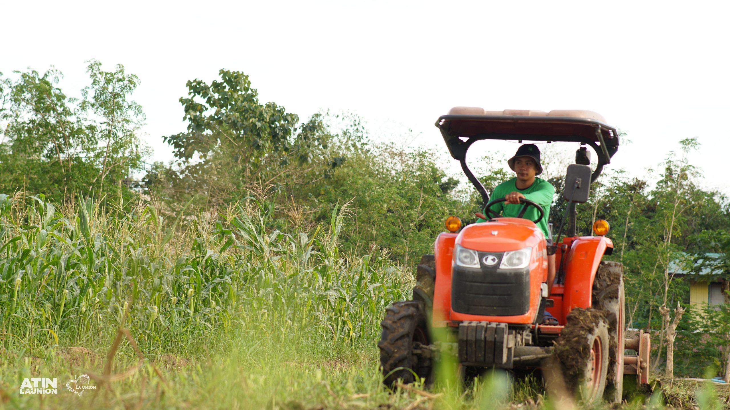 A tractor is at the agri-tourism site, Rocapor's Farm.