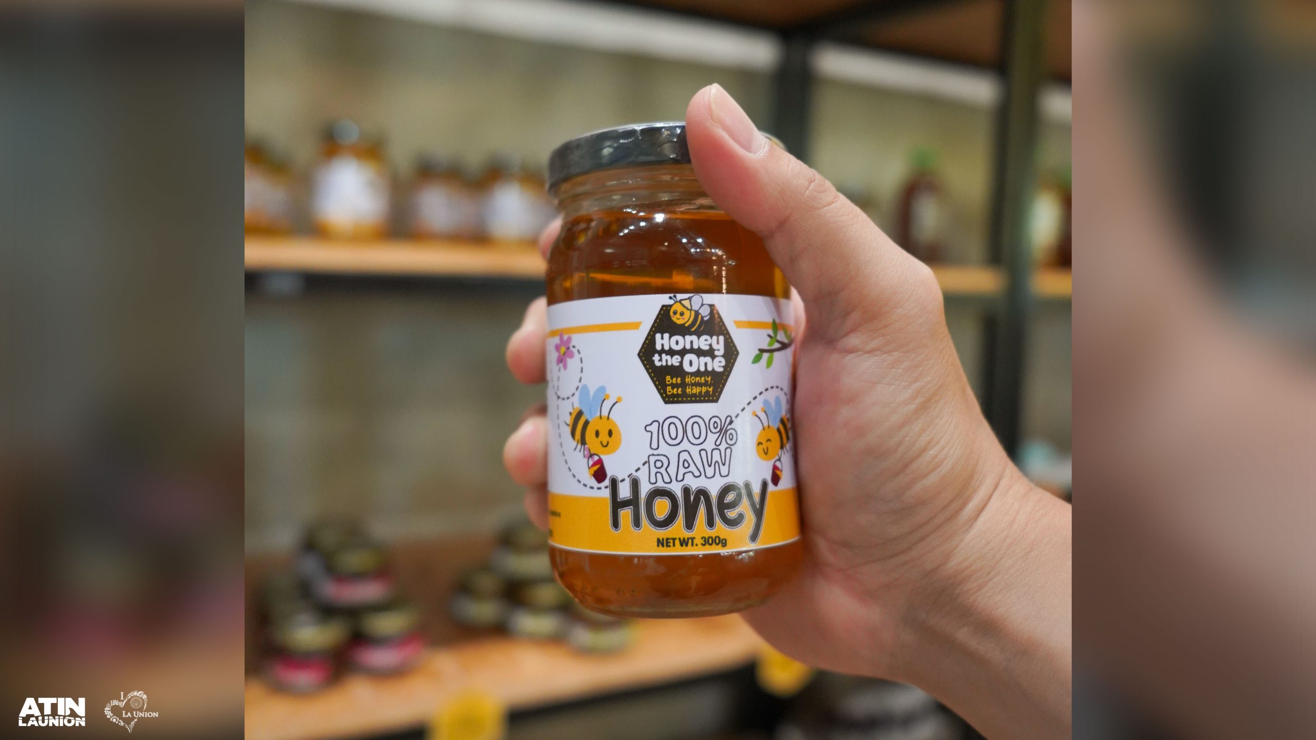 A sample product of the bottled honey from the agri-tourism hub of Bacnotan, La Union.